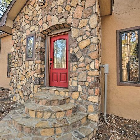 Tudor-Style Broken Bow Cottage With Hot Tub And Decks! Stephens Gap Exteriör bild